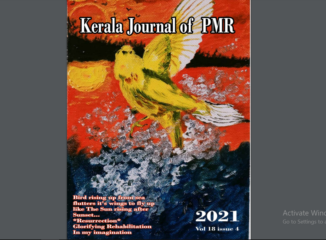 KERALA JOURNAL OF   PHYSICAL MEDICINE & REHABILITATION